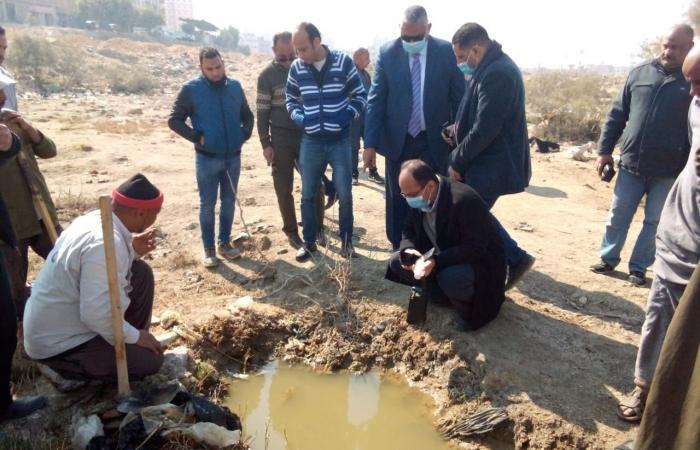 جامعة حلوان تشكل لجنة لحل مشاكل المياه الجوفية بعرب غنيم