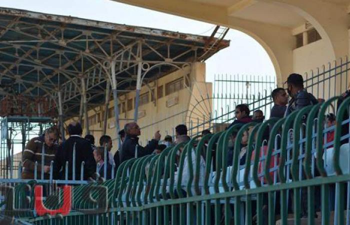 الأمن يخلي مدرجات استاد المحلة قبل مباراة سيراميكا كليوباترا | صور