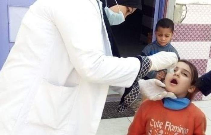 تطعيم 99.2% ضد شلل الأطفال في كفرالشيخ