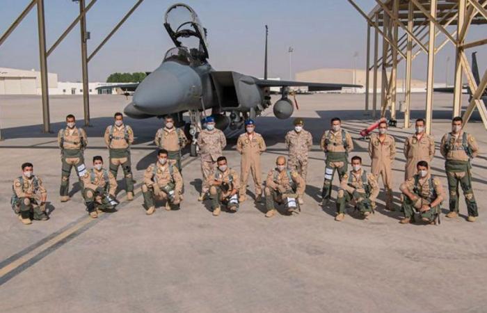 بالصور.. القوات الجوية الملكية السعودية تصل الإمارات للمشاركة في «علم الصحراء»