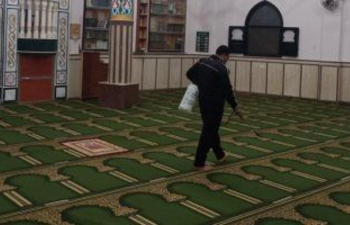 "الأوقاف" تطلق اليوم أكبر حملة لتعقيم المساجد استعدادًا لشهر رمضان