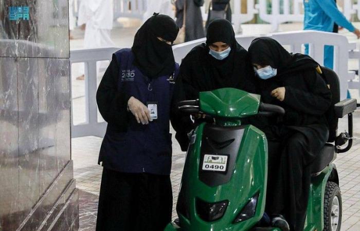1500 امرأة لخدمة قاصدات وزائرات المسجد الحرام