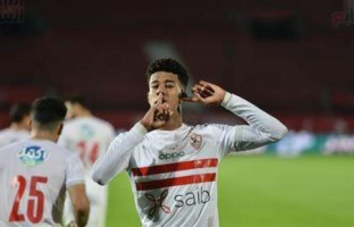 أحداد يضيف الهدف الثانى للزمالك فى شباك الإنتاج فى الدقيقة 40.. فيديو