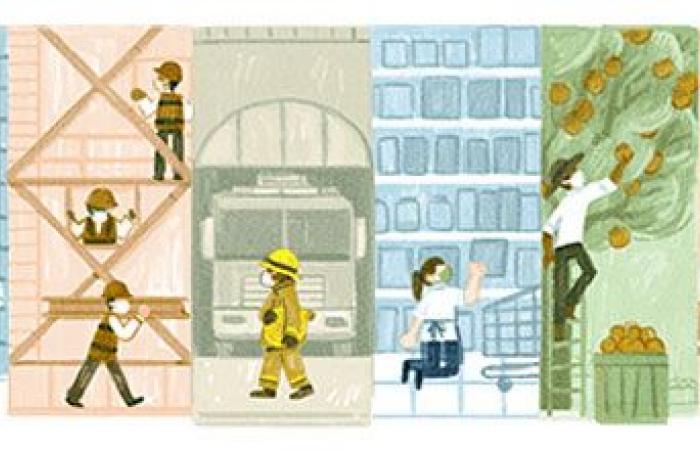 عيد العمال 2021.. جوجل يحتفل بهذا اليوم بصور مهن مختلفة على صفحته الرئيسية