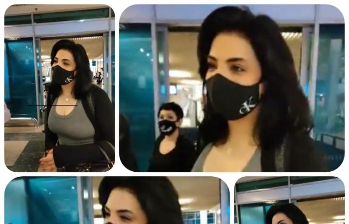 أول صورة لـ حورية فرغلى فى مطار القاهرة فور وصولها بعد إنهاء عملياتها