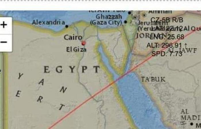 مفاجأة.. الصاروخ الصيني حلق في سماء مصر لمدة ٨ دقائق و٤٠ ثانية.. وهذا ماحدث