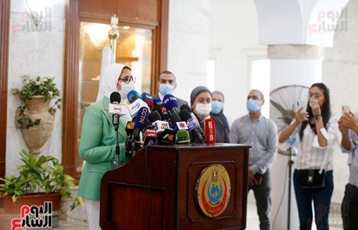 صور.. الصحة: الوضع الوبائى لكورونا فى مصر مستقر ولا يوجد سلالات جديدة للفيروس