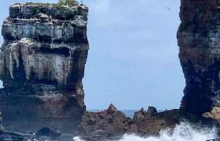 انهيار الصخرة الأكثر شبهاً في العالم بـ"الروشة" في بيروت