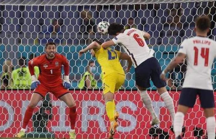 يورو 2020.. إنجلترا تسجل هدفين في 4 دقائق بشباك أوكرانيا