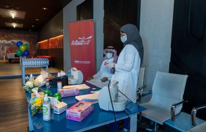 وقت اللياقة تنظم مبادرة التبرع بالدم لموظفيها