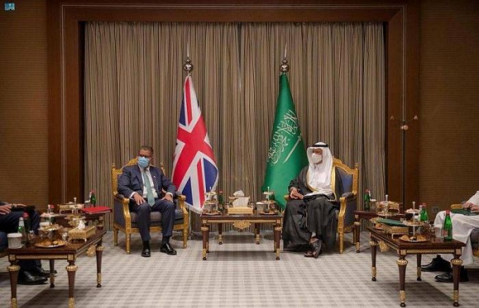 وزير الطاقة يبحث جهود السعودية لمواجهة التغير المناخي مع رئيس مؤتمر قمة المناخ