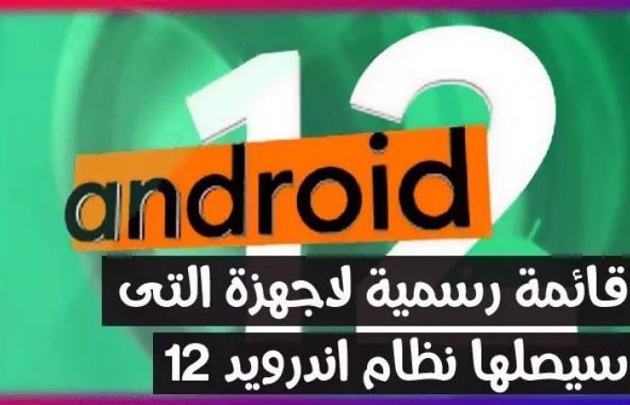 اندرويد Android 12 : إليك جميع الأجهزة المؤكدة التى ستحصل على التحديث