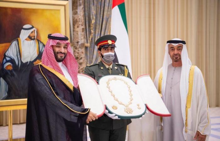 في قصر الوطن.. احتفاء إماراتي بـ محمد بن سلمان