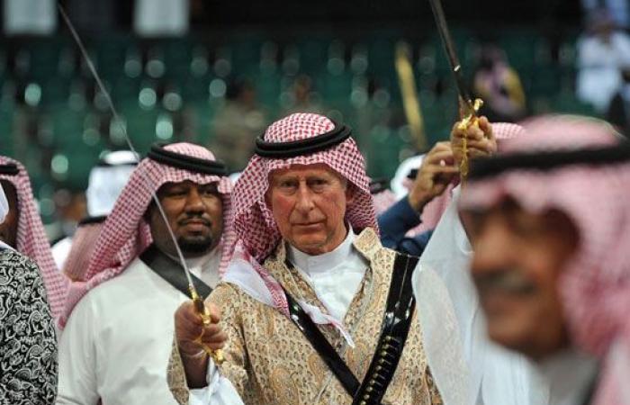 "العرضة السعودية".. رقصة الملوك خطفت قلب ترامب و الأمير تشارلز (فيديو وصور)