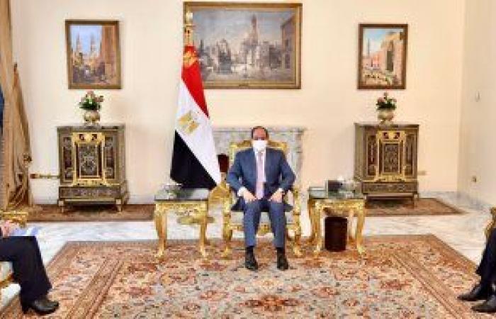 الرئيس السيسي يستقبل غادة والى ويؤكد دعم مصر لدور الأمم المتحدة فى مواجهة التحديات