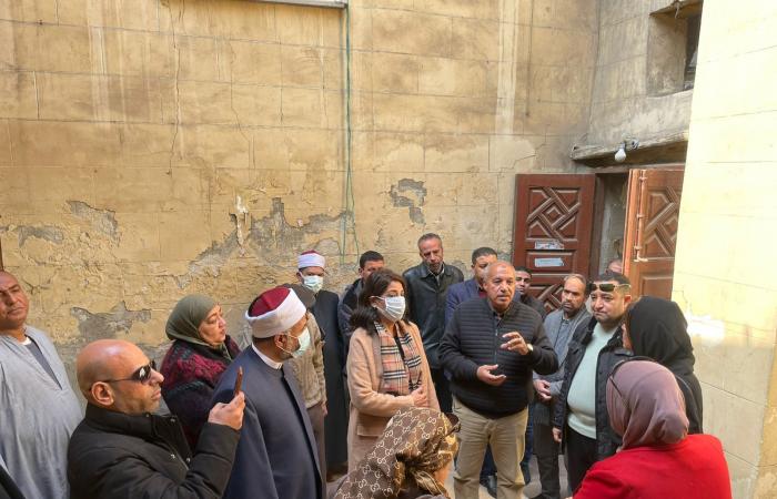 لجنة الثقافة والإعلام بمجلس النواب تتفقد مسجد مغلطاى بالحسين