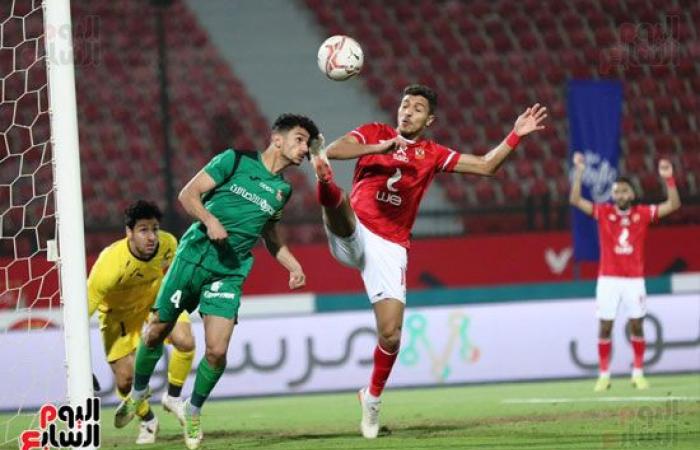 زياد طارق يضيف الهدف الرابع للاهلى بمرمى المقاصة.. فيديو