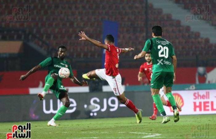 زياد طارق يضيف الهدف الرابع للاهلى بمرمى المقاصة.. فيديو