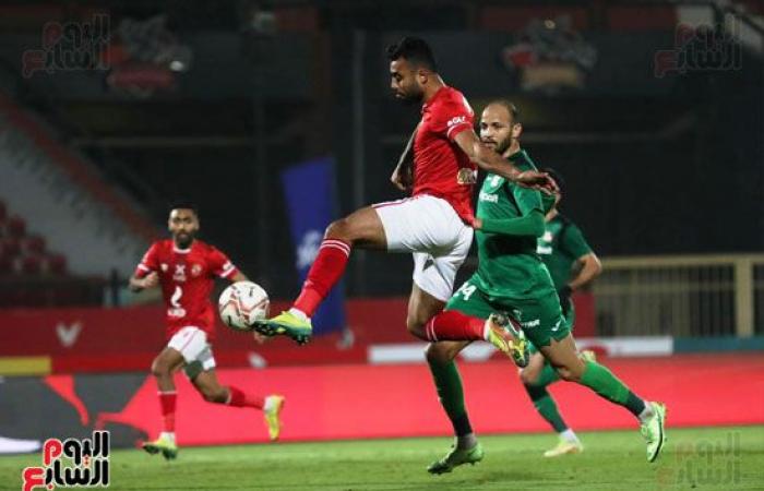 زياد طارق يضيف الهدف الرابع للاهلى بمرمى المقاصة.. فيديو