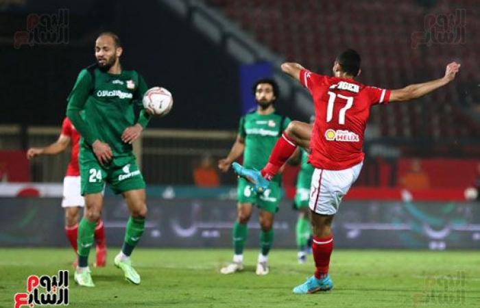 زياد طارق يضيف الهدف الرابع للاهلى بمرمى المقاصة.. فيديو