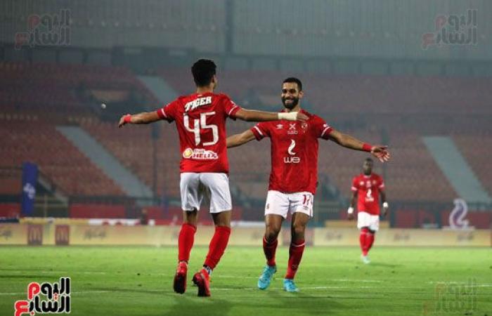 زياد طارق يضيف الهدف الرابع للاهلى بمرمى المقاصة.. فيديو