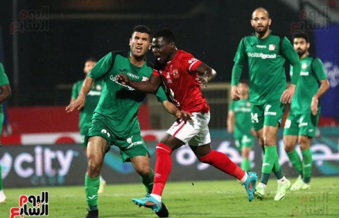 زياد طارق يضيف الهدف الرابع للاهلى بمرمى المقاصة.. فيديو