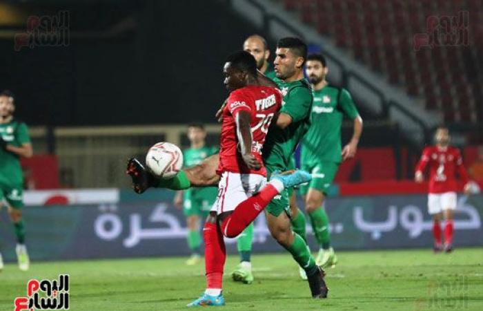 زياد طارق يضيف الهدف الرابع للاهلى بمرمى المقاصة.. فيديو