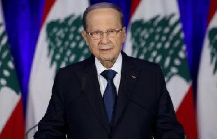 الرئيس اللبنانى يؤكد تضامن بلاده مع مصر بعد الهجوم الإرهابى غرب سيناء