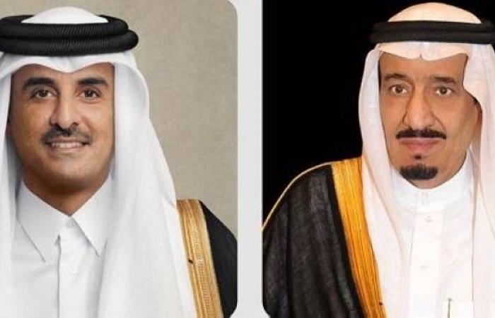 القيادة القطرية تهنئ خادم الحرمين بنجاح «منظار القولون»