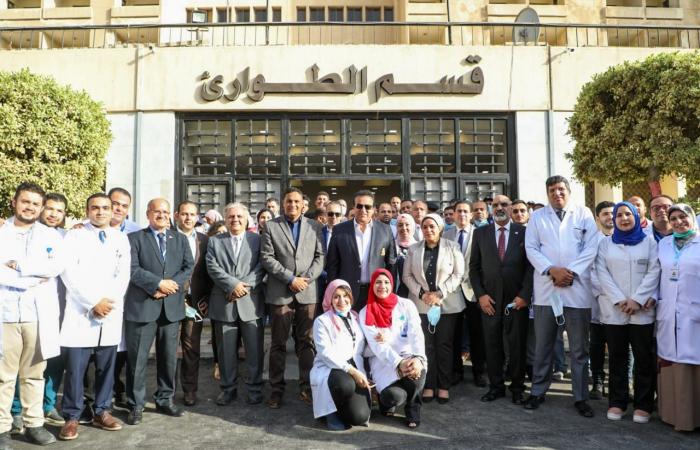 وزير التعليم العالى والبحث العلمى يتفقد 5 مستشفيات بمحافظة الدقهلية