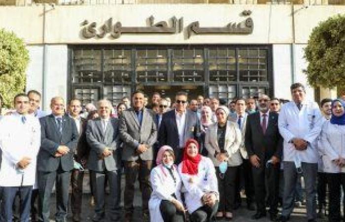 وزير التعليم العالى والبحث العلمى يتفقد 5 مستشفيات بمحافظة الدقهلية