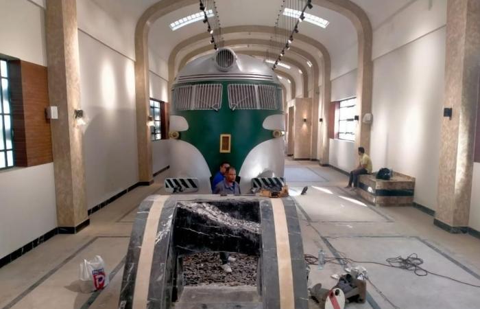 السكة الحديد تنتهى من ترميم القطار الملكى وإعادته لشكله التاريخى.. فيديو وصور