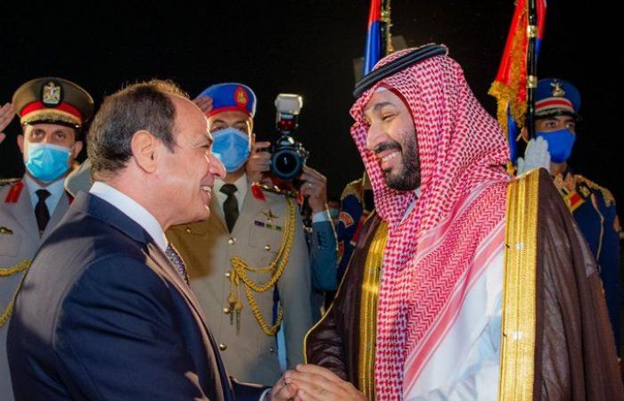 أرقام ترسخ العلاقات السعودية المصرية مع زيارة محمد بن سلمان للقاهرة