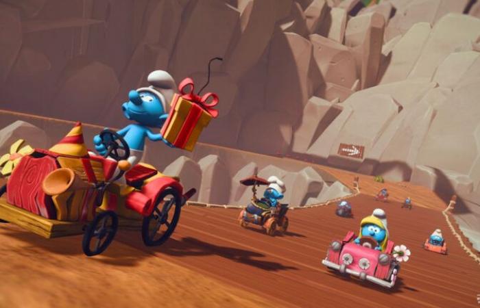 الكشف عن لعبة Smurfs Kart