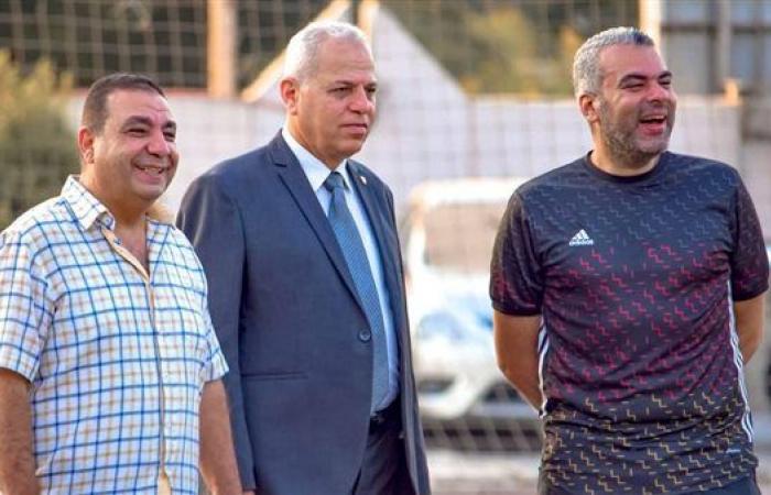 رئيس نادي الانتاج الحربي يدعم لاعبيه قبل خوض تحدي العودة للدوري الممتاز