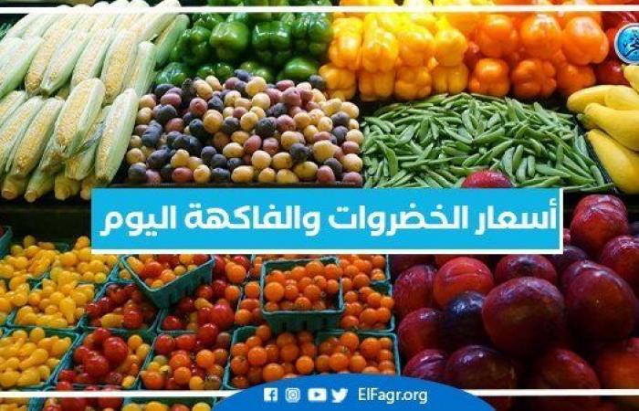 أسعار الخضروات والفاكهة اليوم الجمعة 18-11-2022