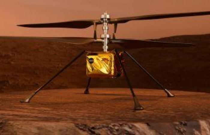مروحية المريخ تحقق رقمًا قياسيًا جديدًا فى الطيران