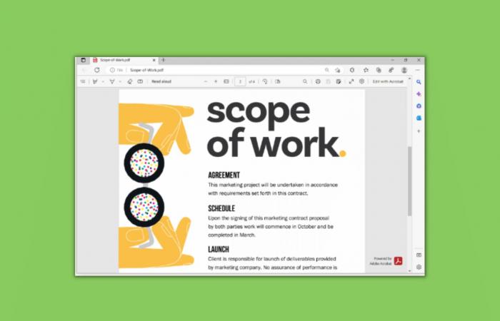 مايكروسوفت تدمج (أدوبي أكروبات) بمُتصفح إيدج