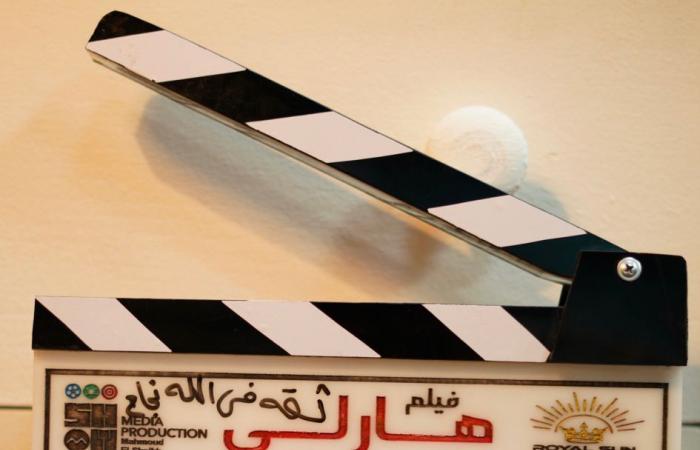 محمد رمضان يحتفل بتقطيع تورتة "هارلي" بحضور أبطال الفيلم.. صور