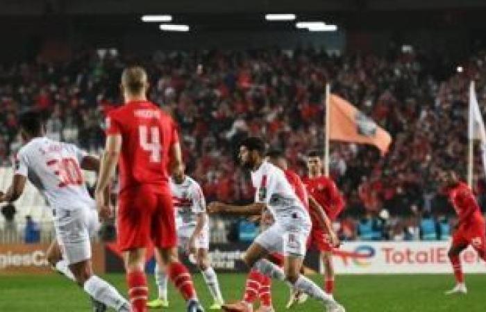 زكريا دراوى يتقدم لشباب بلوزداد بالهدف الأول فى شباك الزمالك