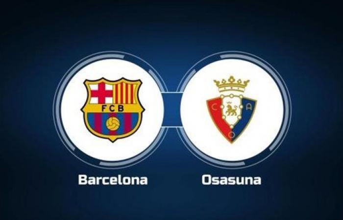 موعد مباراة برشلونة ضد أوساسونا Barcelona vs Osasuna live اليوم الثلاثاء 2/5/2023 في الدوري الإسباني.. وماهي القنوات الناقلة والتشكيل؟