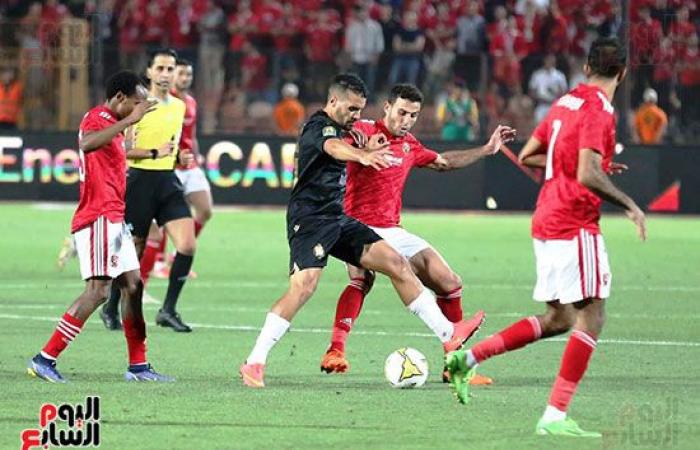 العارضة تمنع لاعب الوداد من تسجيل أول أهدافه فى شباك الأهلى