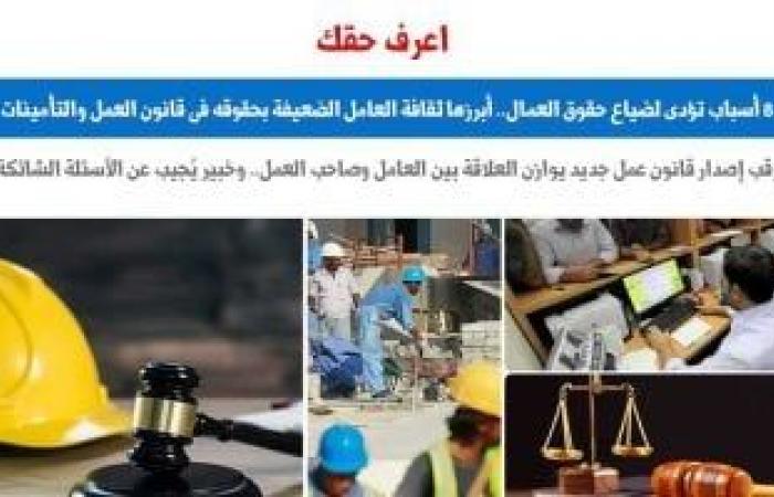 يهم الملايين.. 8 أسباب تؤدى لضياع حقوق العمال.. برلماني