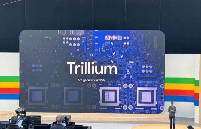 جوجل تعلن شريحة الذكاء الاصطناعي Trillium