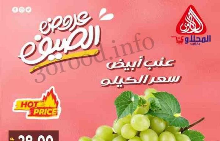 عروض المحلاوى ماركت من 21 مايو حتى 25 مايو 2024 عروض الصيف