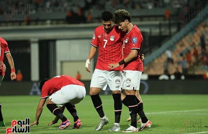 منتخب مصر يُنهى الشوط الأول متقدما على بوركينا فاسو بهدفىّ تريزيجيه