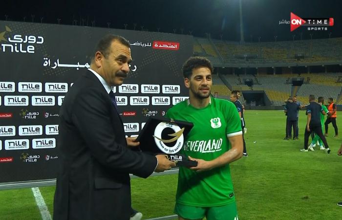 محمد الشامى أفضل لاعب بمباراة الزمالك والمصرى في الدورى