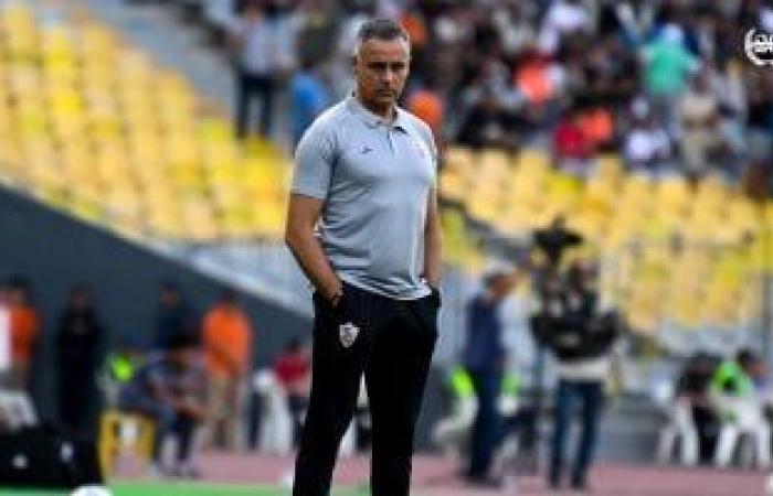 جوميز يطالب لاعبى الزمالك بإغلاق ملف لقاء بيراميدز