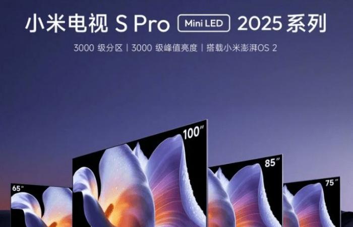 شاومي تكشف عن سلسلة أجهزة تلفاز Xiaomi S Pro Mini LED 2025