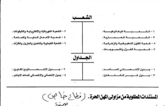 تعرف على الشروط والأوراق المطلوبة للقيد بنقابة التطبيقيين